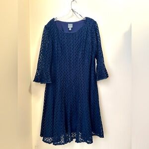 Navy blue dress size 18w